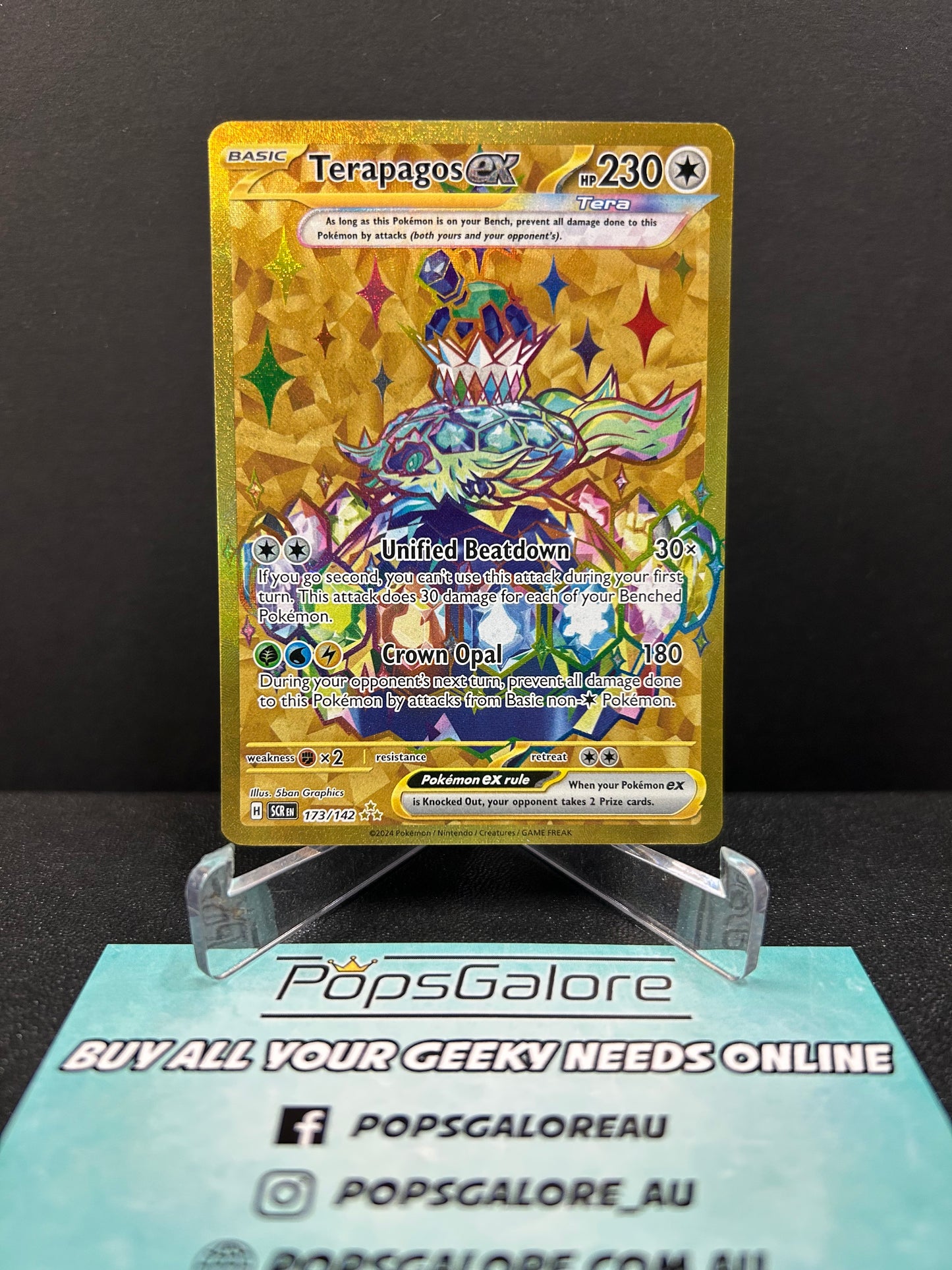Terapagos ex 173/142 - Pokemon TCG SV: Stellar Crown