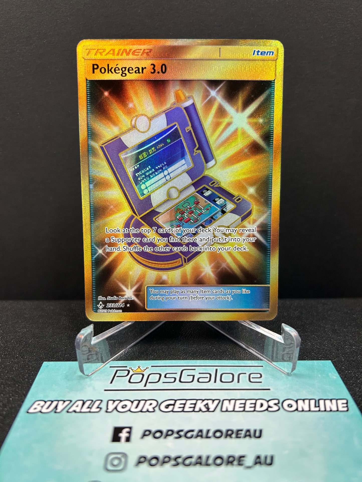 Pokegear 3.0 233/214 - Pokemon TCG SM: Unbroken Bonds (LP)