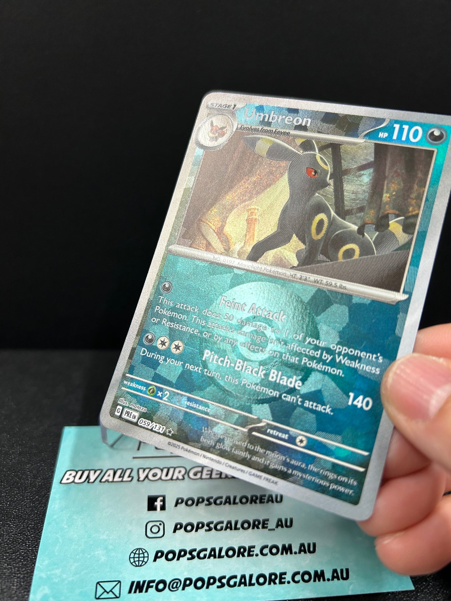 Umbreon 059/131 "PokeBall" - Pokemon TCG S&V: Prismatic Evolutions