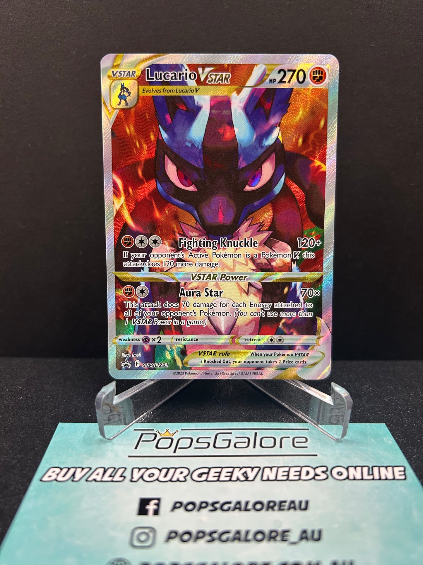 Lucario VSTAR SWSH291 - Pokemon TCG Black Star Promo