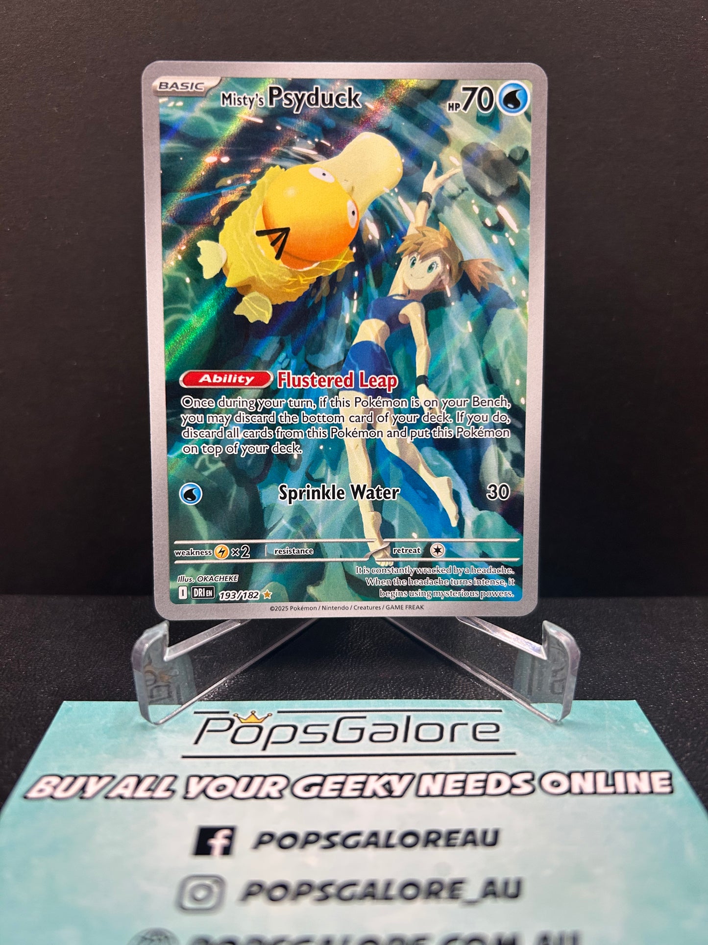 Misty's Psyduck 193/182 - Pokemon TCG SV: Destined Rivals