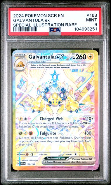Galvantula ex 168 PSA 9 - Pokemon TCG 104993251