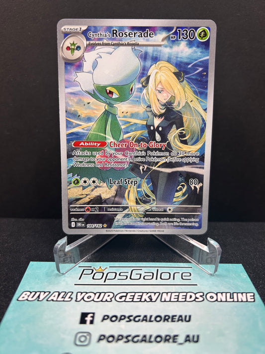 Cynthia's Roserade 184/182 - Pokemon TCG SV: Destined Rivals