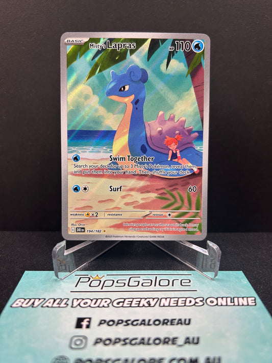 Misty's Lapras 194/182 - Pokemon TCG SV: Destined Rivals