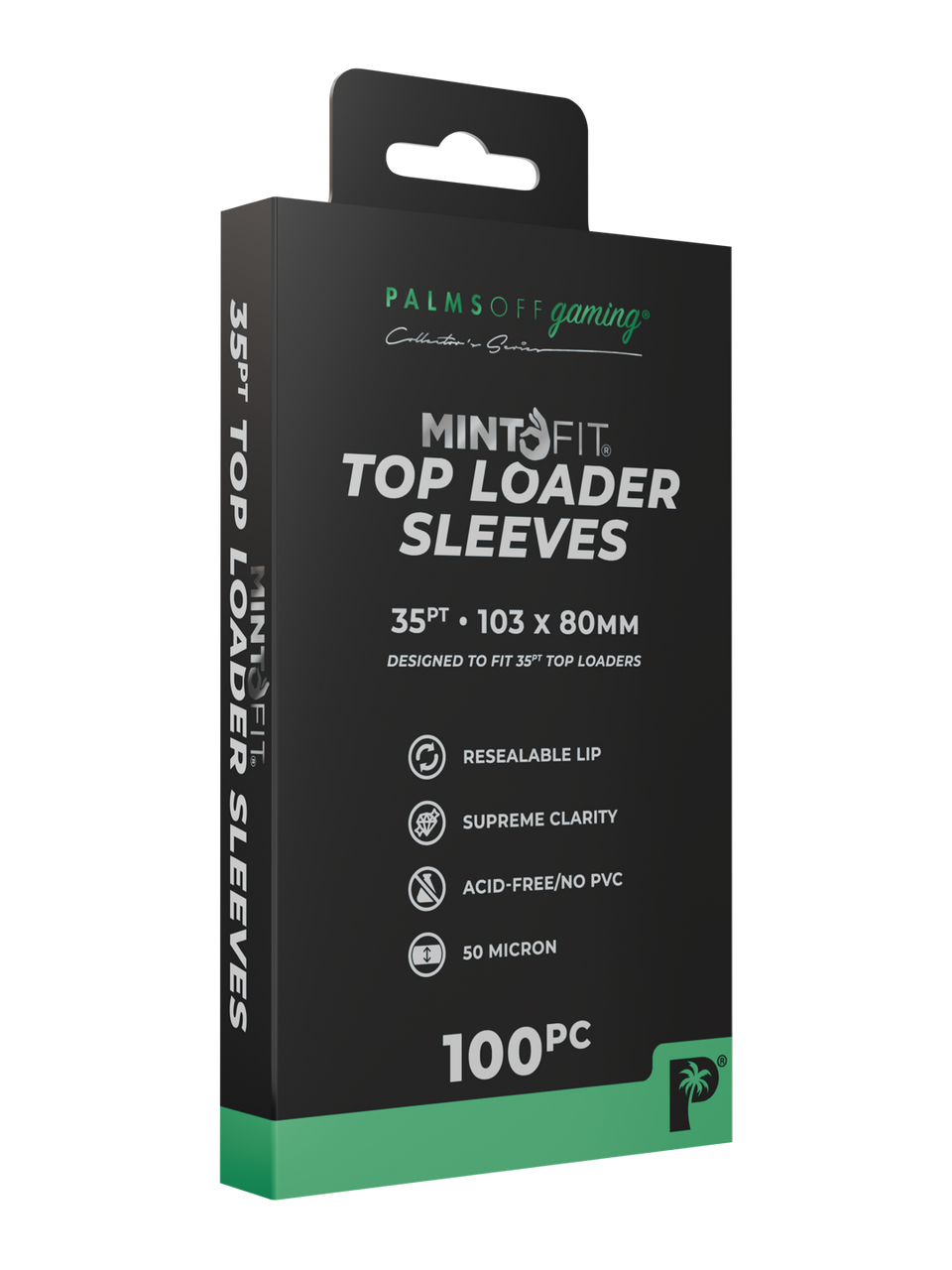 MintFit 35PT Top Loader Sleeves - 100pc POG