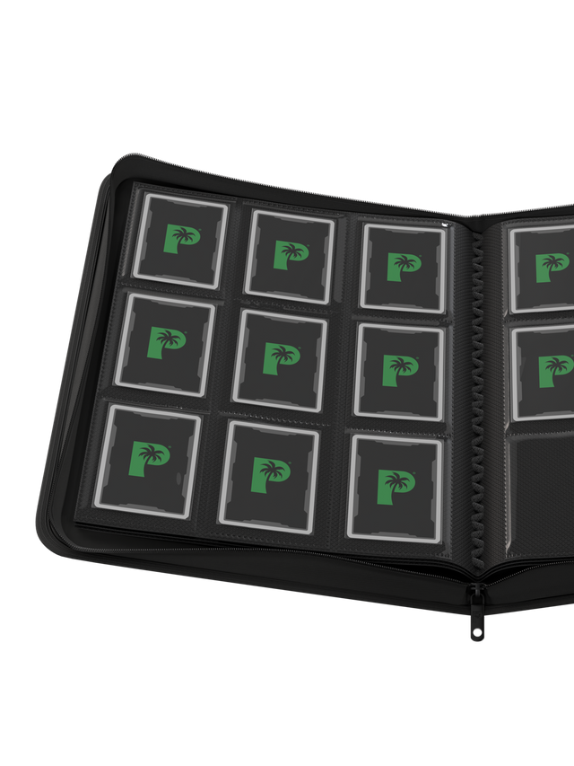 Stealth “No logo” 9 Pocket Zip Trading Card Binder Collectors Series - POG