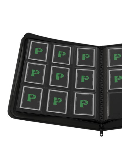 Stealth “No logo” 9 Pocket Zip Trading Card Binder Collectors Series - POG