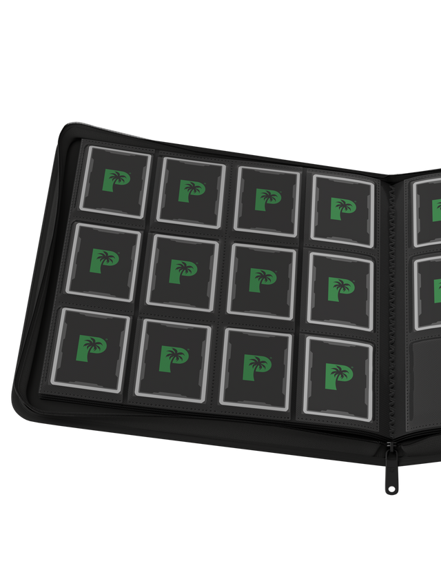 Stealth “No Logo” 12 Pocket Zip Trading Card Binder Collectors Series - POG