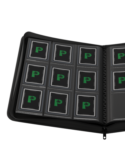 Top Loader "Clear Pockets" 9 Pocket Page Zip Binder Collectors Series - POG