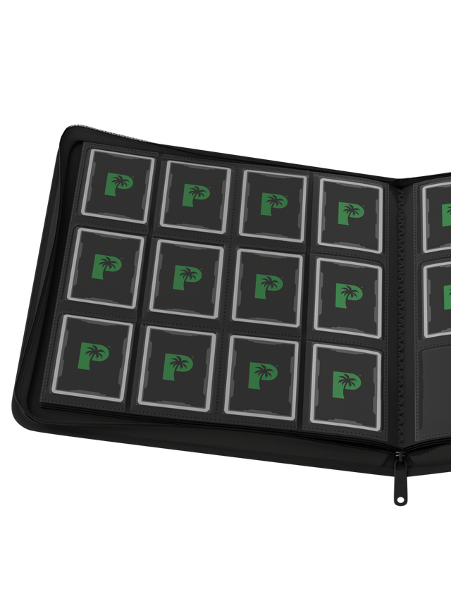 12 Pocket Zip Trading Card Binder Collectors Series - POG